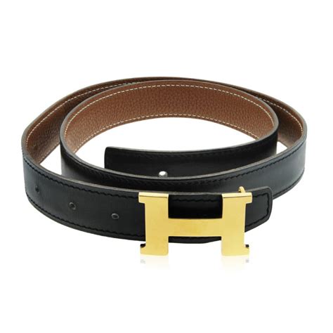 hermes black and gold belt|black hermes belt gold buckle.